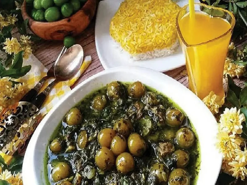 خورش آلوچه کرمان