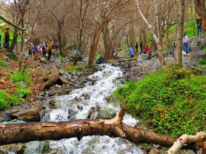 مسیر ولنجک تهران