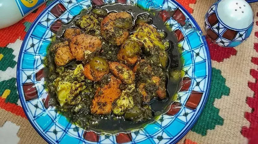 عکس خورش آلوچه کرمان