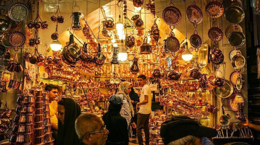 عکس بازار مسگرها