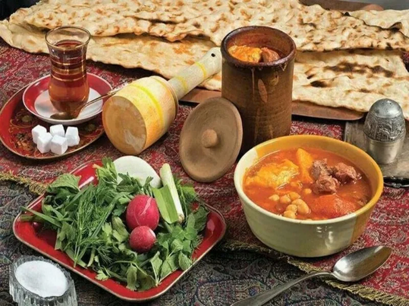 یخنی نخود شیرازی