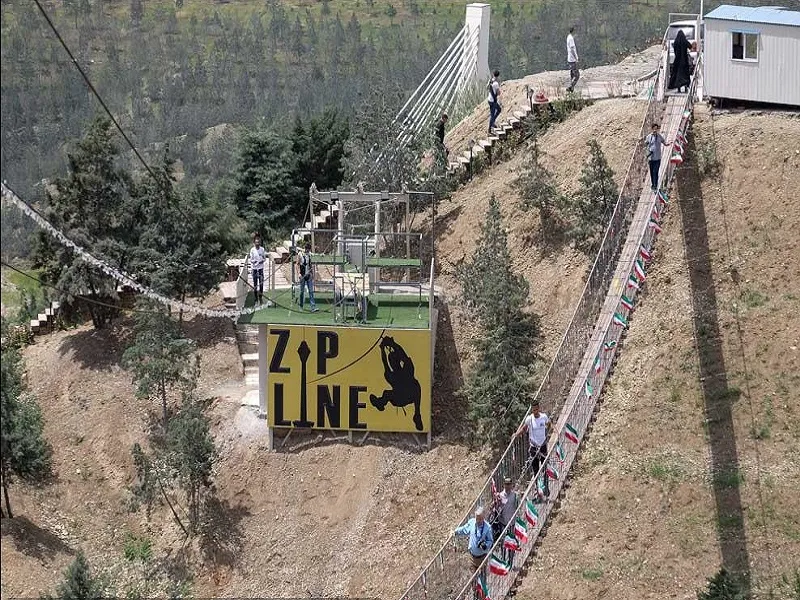 پل معلق برج میلاد