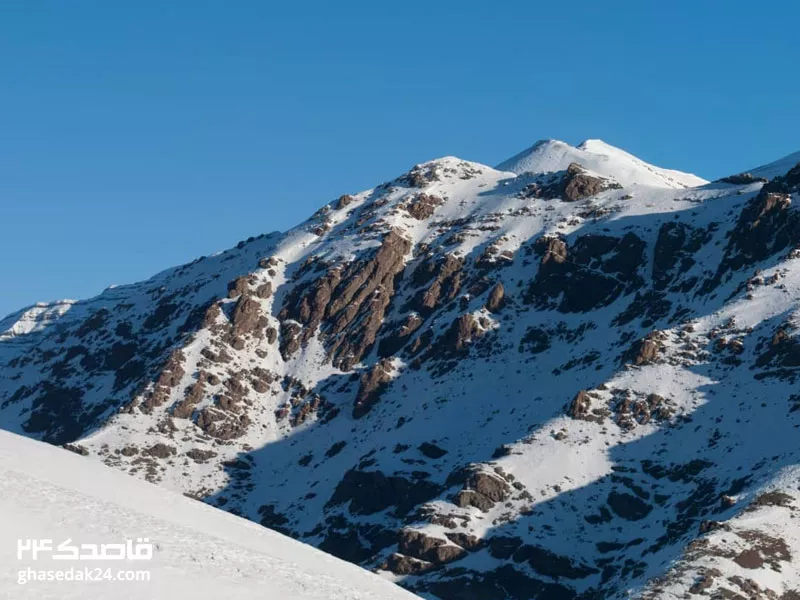 عکس قله شاه نشین تهران