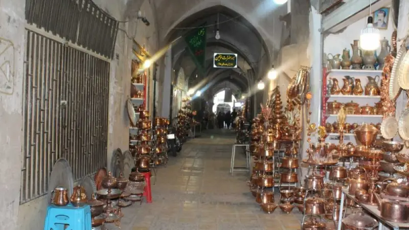 بازار مسگرها یزد