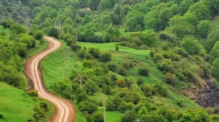 عکس روستای داماش گیلان