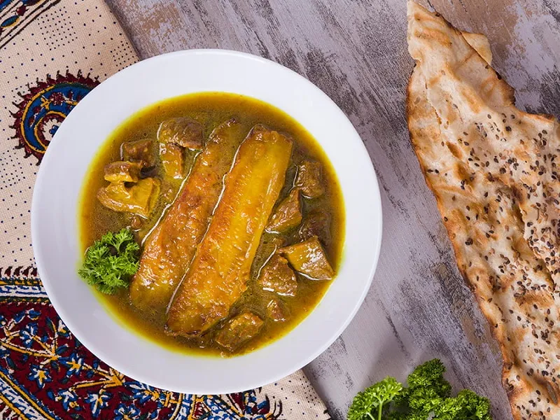 خورش کدو سرکه شیره یزد