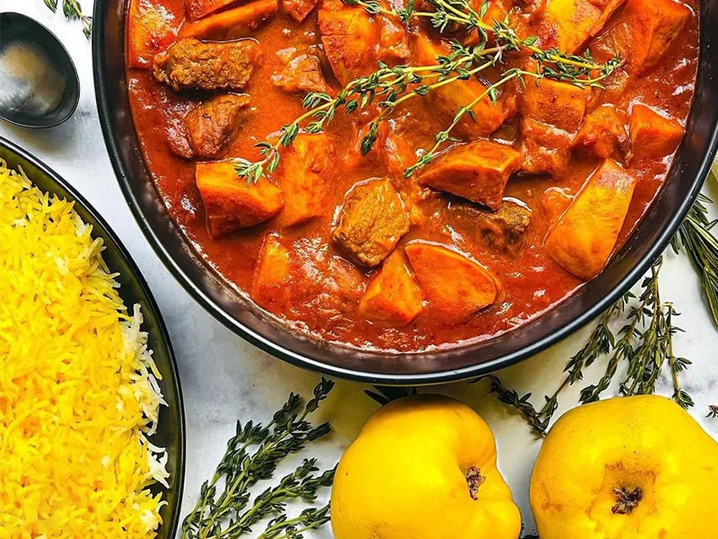 خورش سیب یزدی
