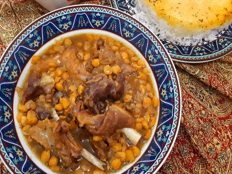 خورش قیمه نخود یزدی