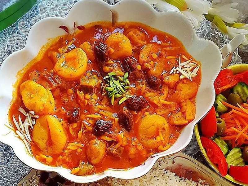 خورش به آلو یزدی