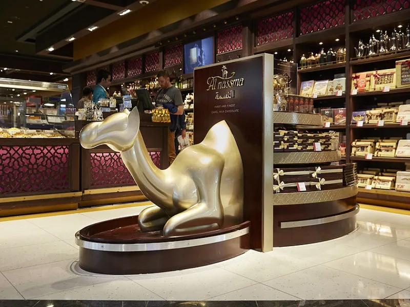 شکلات شتر دبی