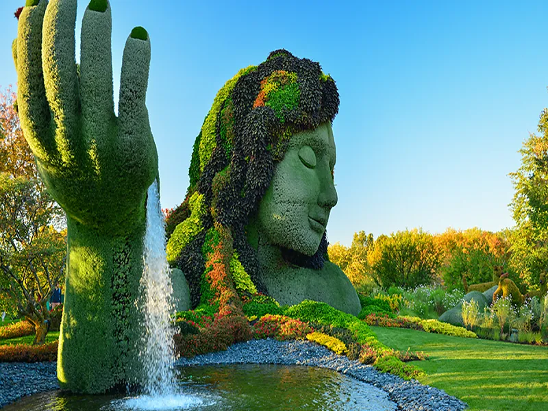 باغ مونترال، بزرگ‌ترین باغ گل جهان