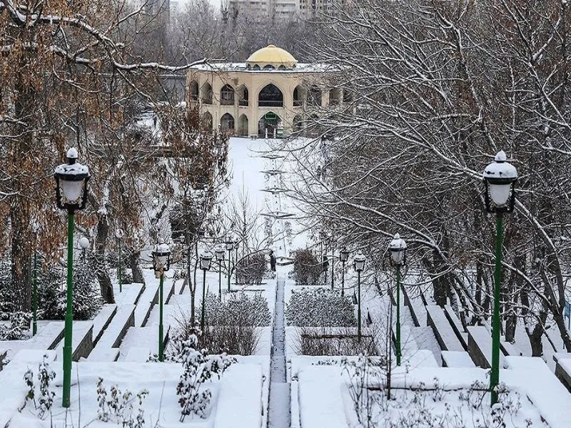 شیراز در زمستان