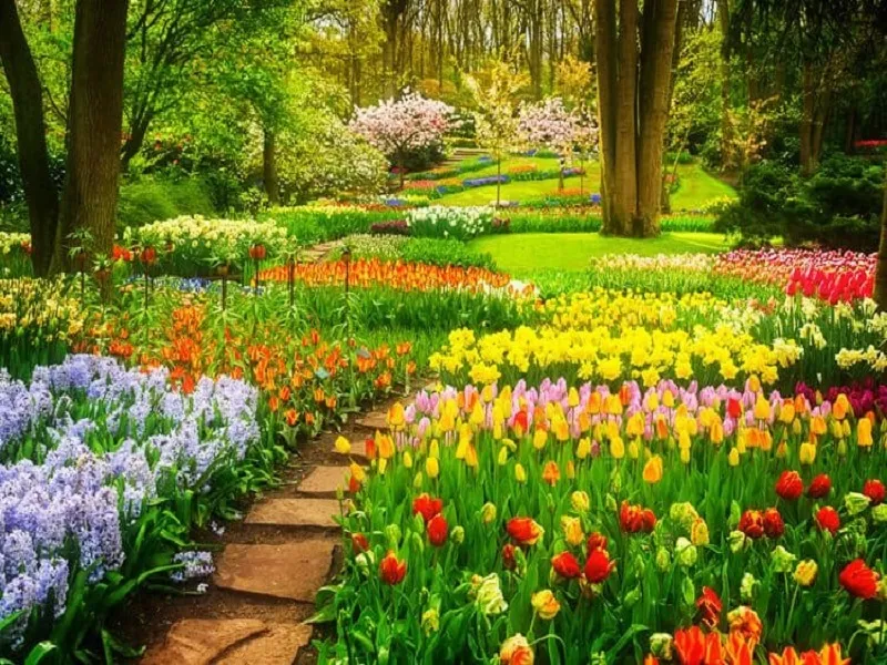 بزرگ ترین باغ گل جهان