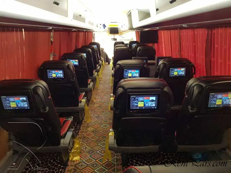 خدمات رفاهی اتوبوس VIP ایران پیما