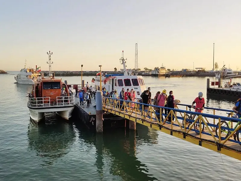 مسیر دریایی به قشم