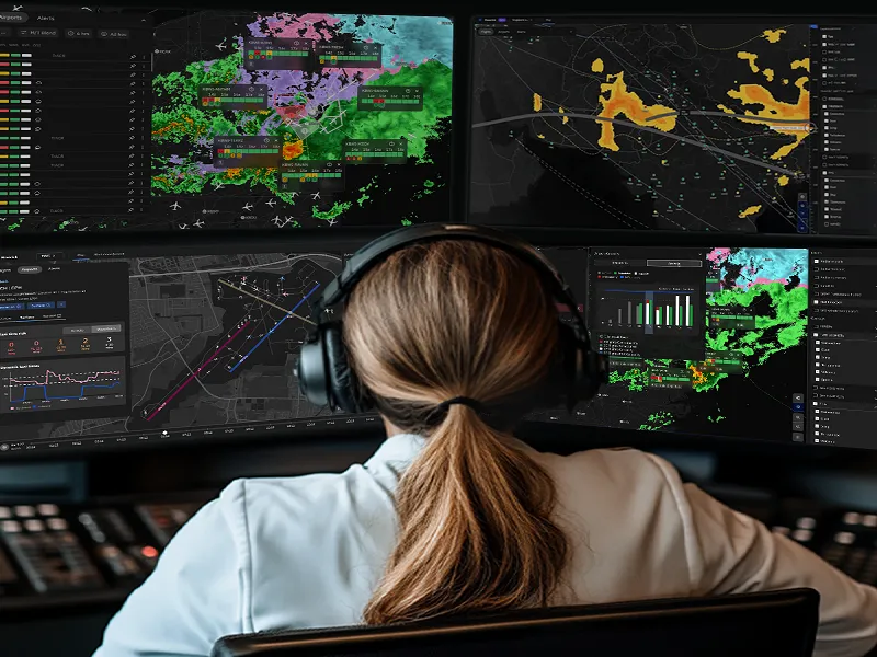 پیشبینی ترافیک و مدیریت پروازها