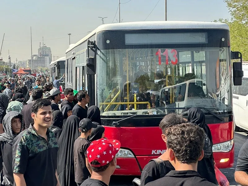 سفر با اتوبوس به اربعین