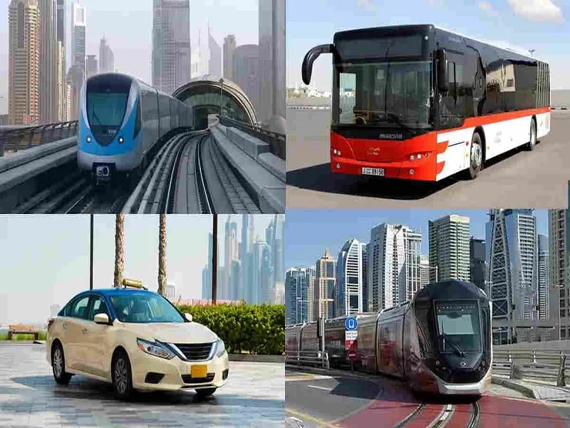 انواع حمل و نقل عمومی در دبی
