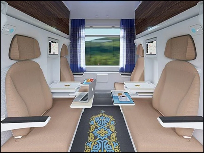 امکانات رفاهی قطار VIP