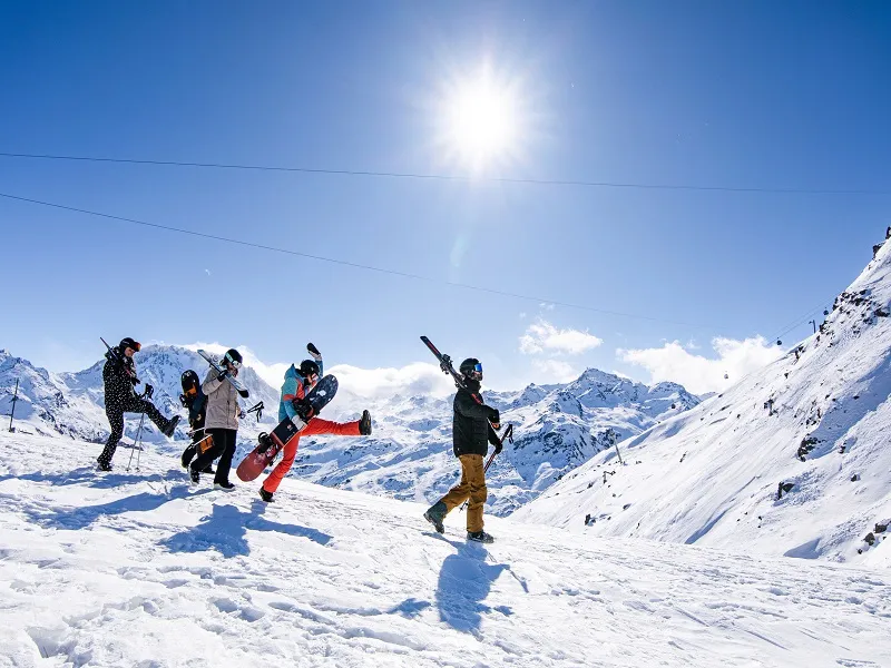 زمان مناسب برای اسکی