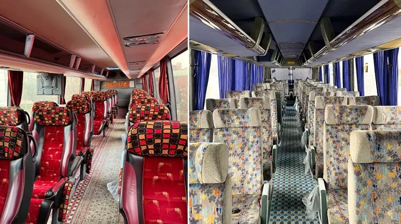 انواع اتوبوس VIP