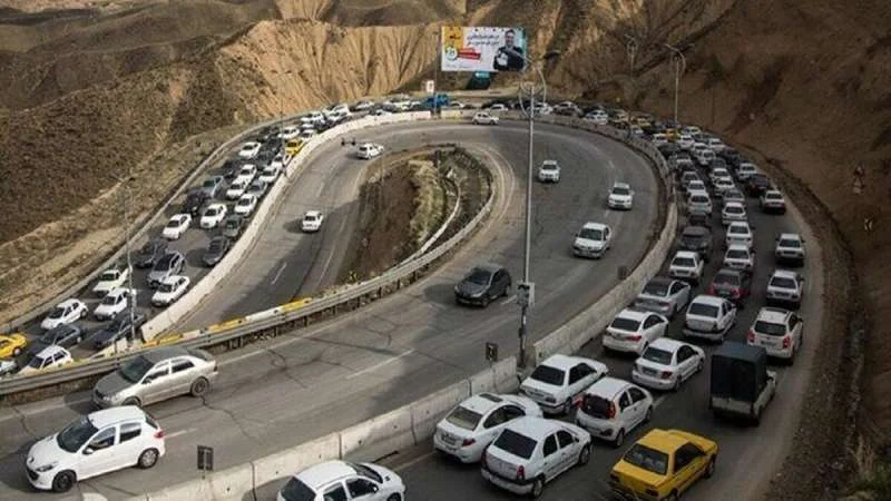 ترافیک در سفر به شمال با اتوبوس