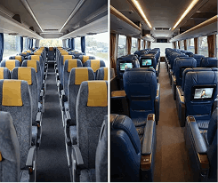 مقایسه اتوبوس معمولی و وی آی پی